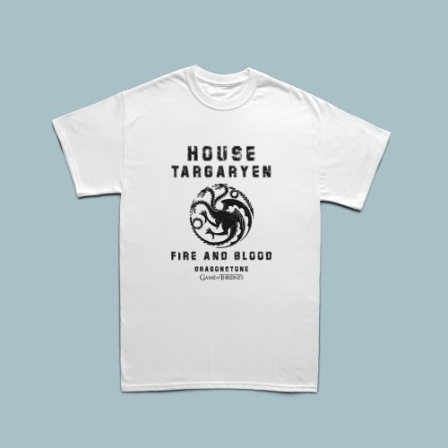 Game of Thrones Targaryen Family erkek tshirt - 1