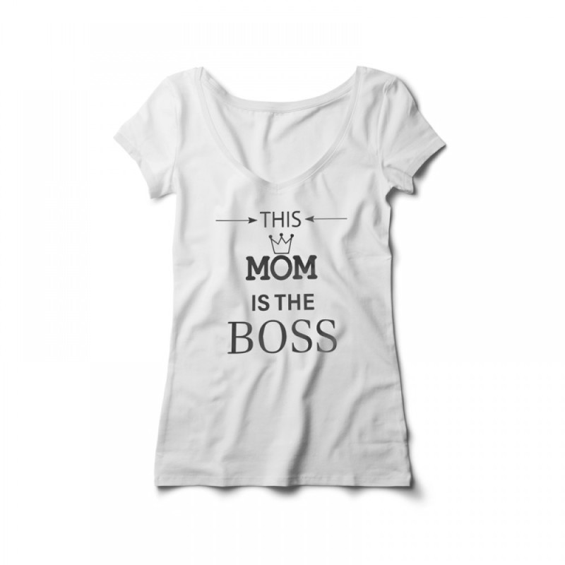 This Mom is the Boss Kadın Tshirt - 1